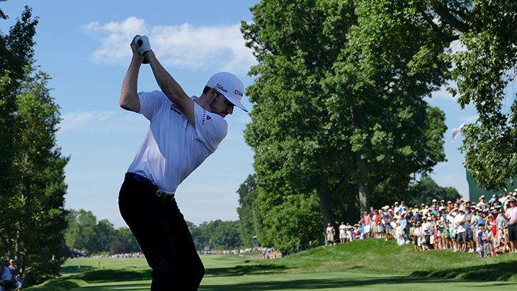 Let it rip, Jimmy, with the Titleist 917 prototype...